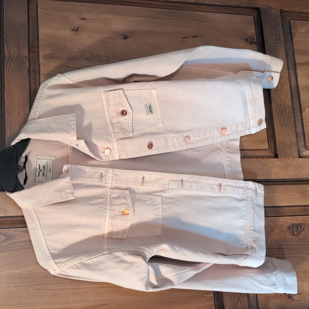 Kimes Ranch Light Pink Denim Jacket
